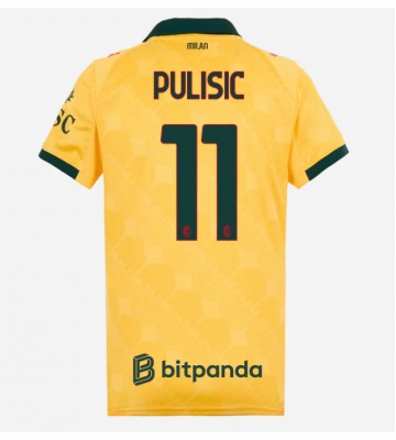 AC Milan Christian Pulisic #11 Tredjetrøje Dame 2025-26 Kortærmet